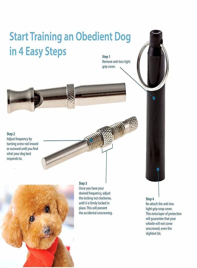 KsPups Dog Whistle, Dog Whistle to Stop Barking,Recall Training,Ultrasonic Silent Dog Whistle Training to Stop Barking Control Devices for Neighbors Dog,with Black Lanyard Pack of-1 - Image 4